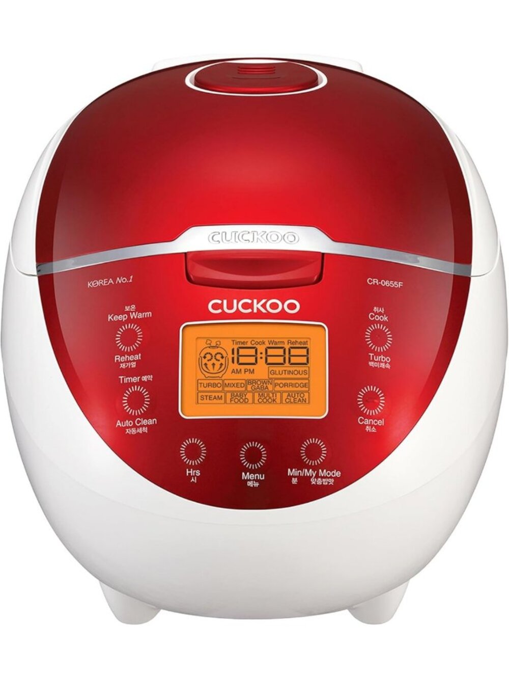 Versatile 6-Cup Rice Cooker & Food Steamer, Fuzzy Logic, Non-Stick Pot, 8 Modes